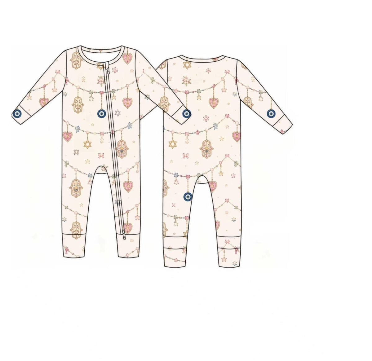 Ahava Garland Zip Up Convertible Romper