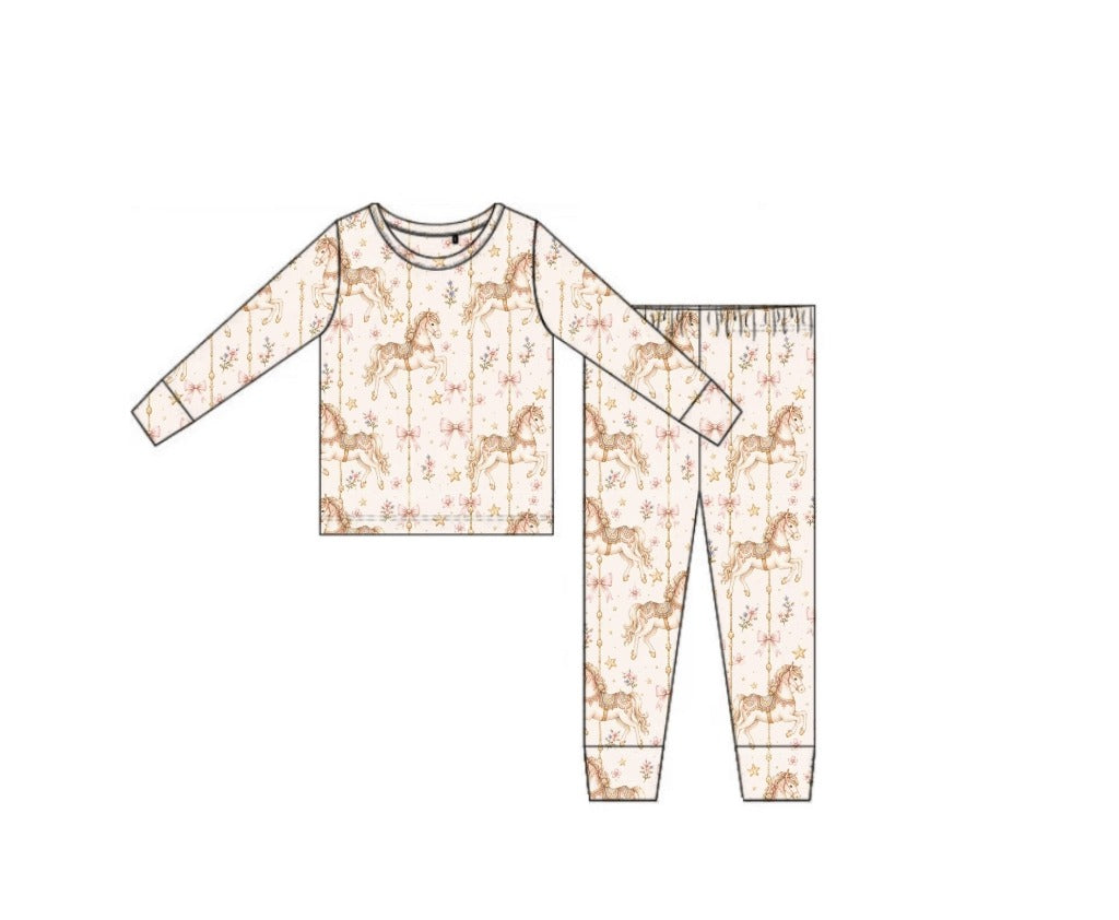 Carousel Dreams Two Piece Pajama Set